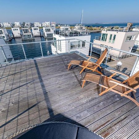 オルペニッツ Schwimmendes Haus 10 Grad Ostヴィラ エクステリア 写真